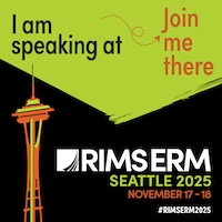 I am speaking at RIMS ERM Conference 2025. Join me there.