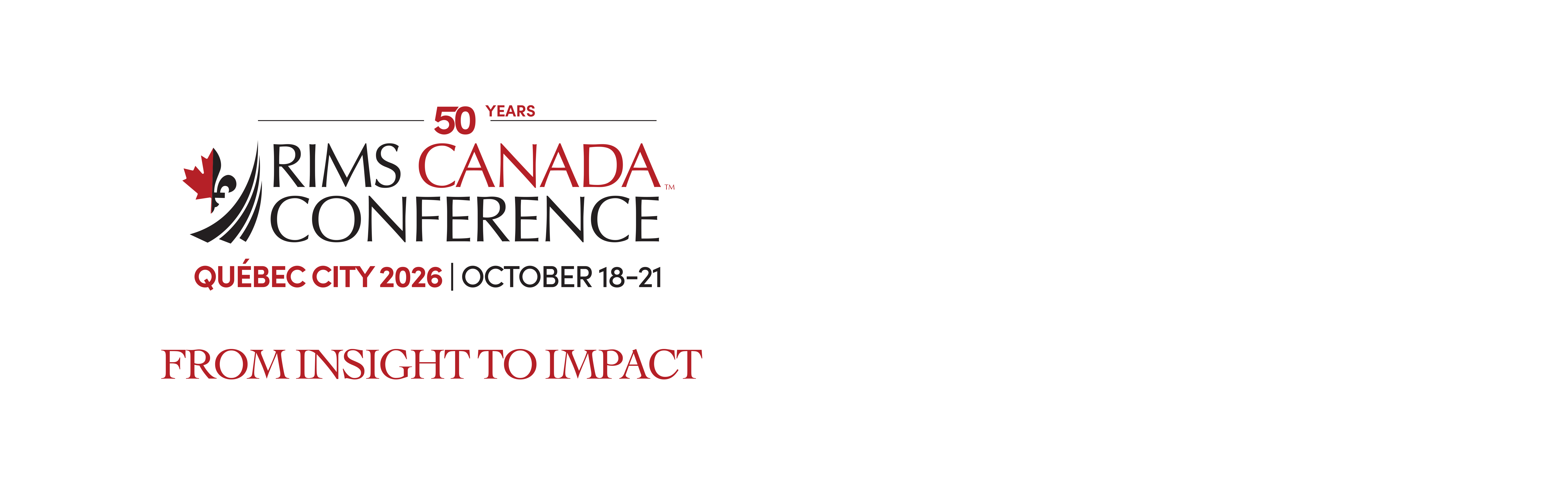 RIMS Canada Conference | Québec City 2026 | October 18-21